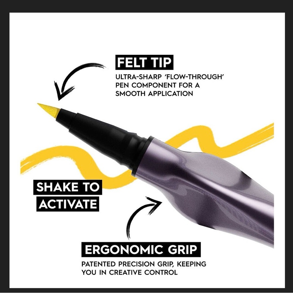 Urban Decay HI ENERGY 24/7 Inks Blue Liquid Eyeliner - Picture 3 of 5